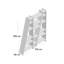 Abba 195 cm H x 170 cm W Geometric Bookcase-10273874
