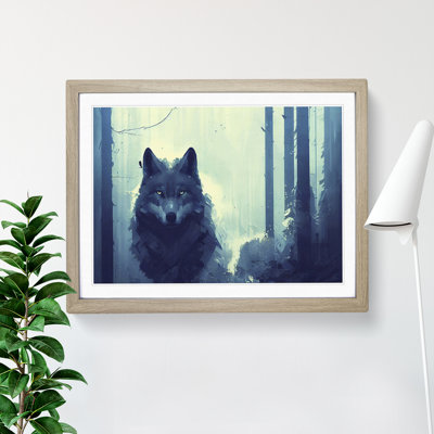 Wolf Art Painting Vol.3 - Framed Print