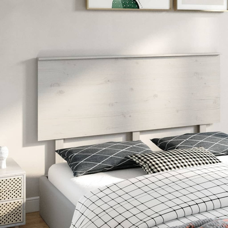 Jamah Solid Wood Headboard, 94 x 82.5 cm, White