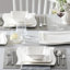 26-Piece Porcelain China Dinnerware Set, Service For 6