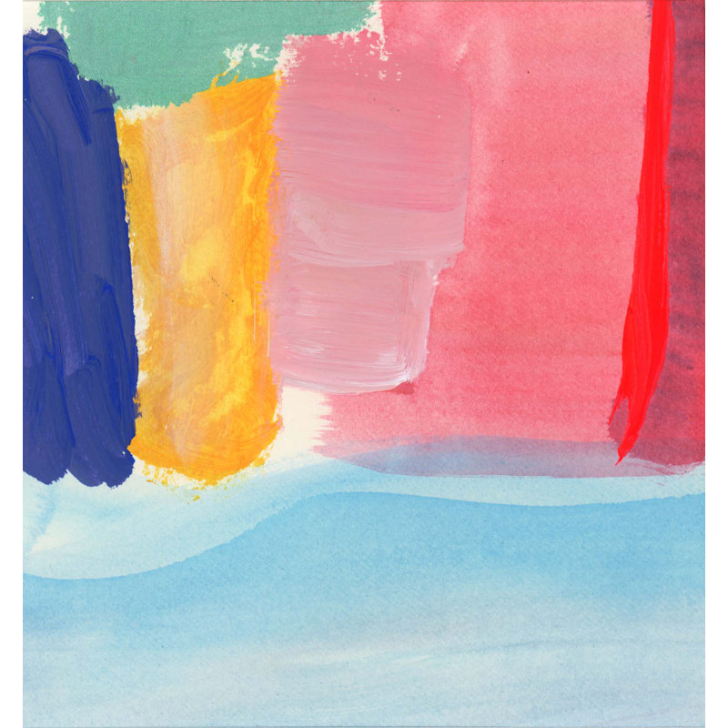 «Happy Place II» par Katie Ré Scheidt, H 26 po x l 24 po, Toile tendue
