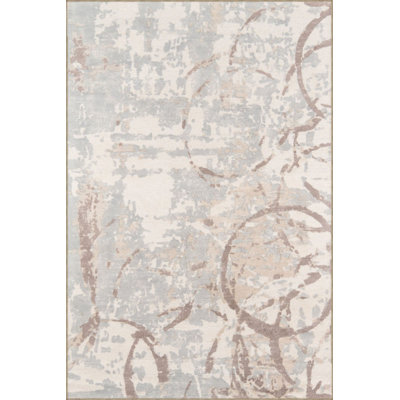 Soft Floral Decorative Washable Rug