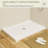 48"L x 32"W Acrylic Shower Base Pan Rectangular Single Threshold Shower Base with Center Drain