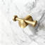  Brushed Gold Double Towel Hook - Wall Mounted, Bathroom Décor, Home Improvement/ Accessories, Double Towel Holder, Stainless Steel