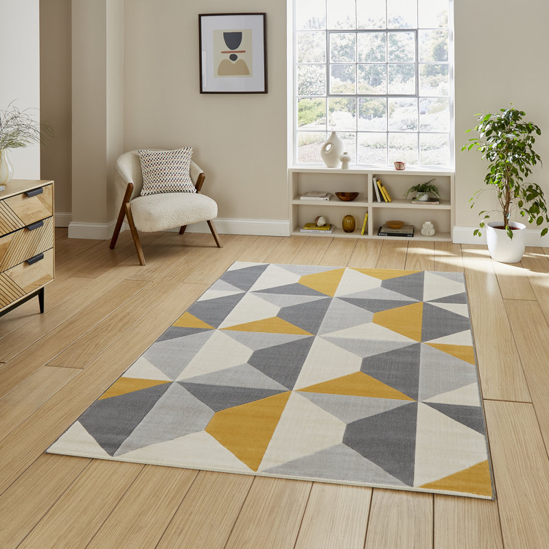 Hayly Geometric Area Rug, Rectangle 160 x 230 cm