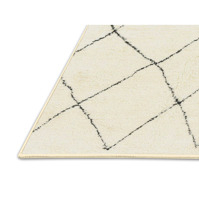 Abstract Indoor Rug, Rectangle 4' x 6'