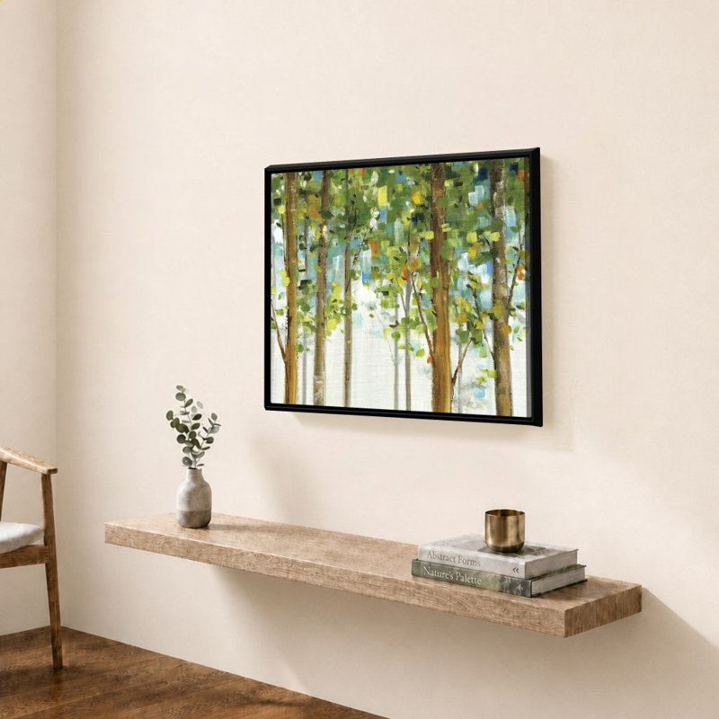 «Forest Study I» par Lisa Audit - impression sur toile, 34" H x 44" W, Black