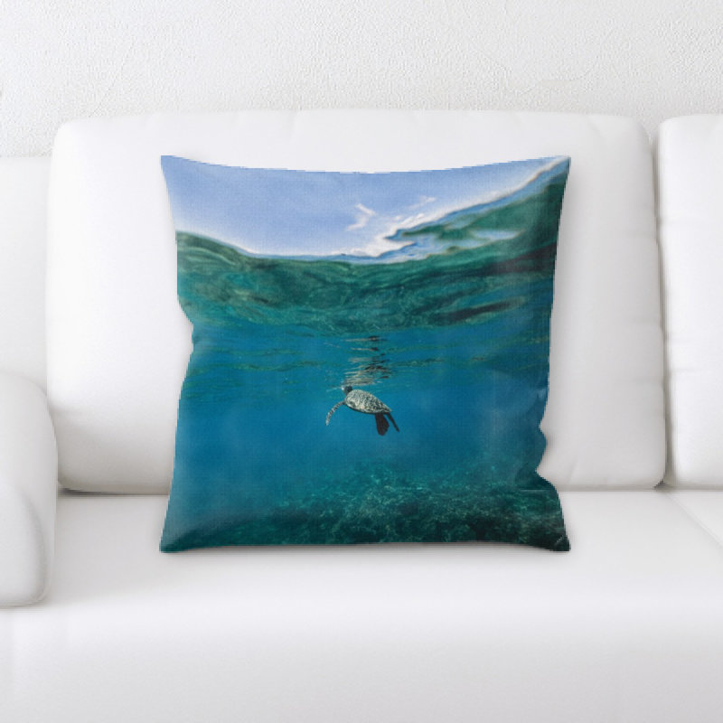 Layton Turtle Throw Pillow