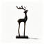 Décoration de porte d'entrée en fibre de verre Lucky Deer