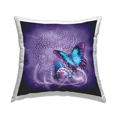  Geometric Polyester Throw Pillow