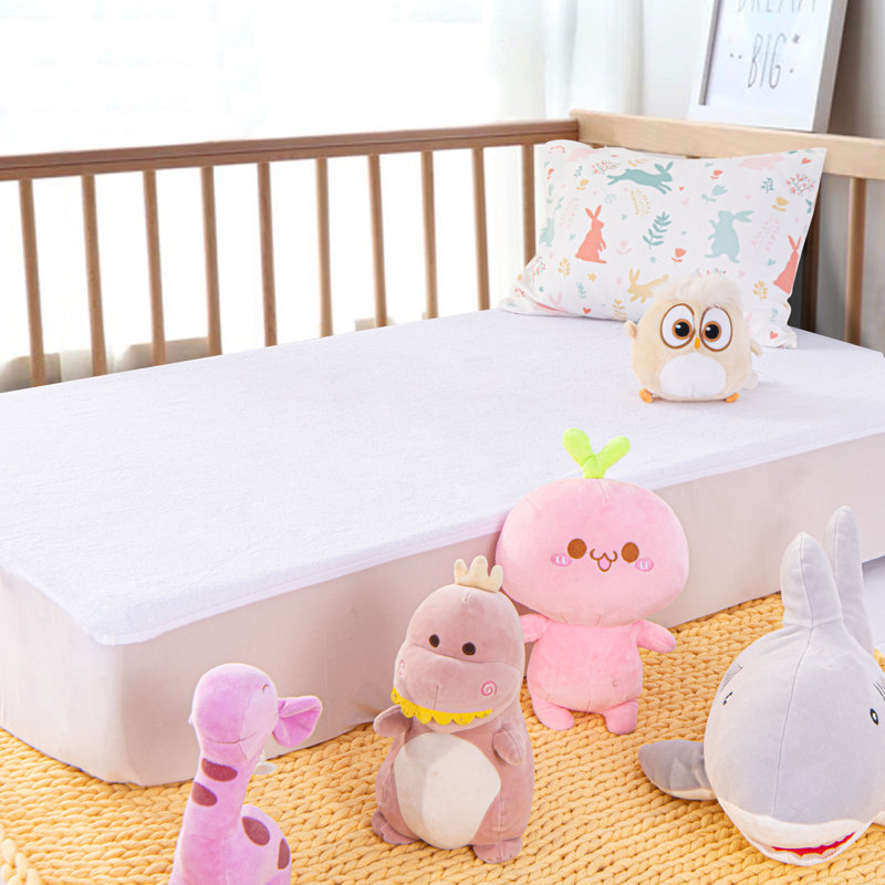 Toddler Fitted Sheet, Waterproof Crib Mattress Protector - NTBAY, Mini