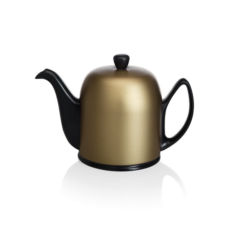 Théière Degrenne Paris Salam, 33 oz, Noir / Bronze