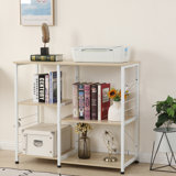 35.43'' Steel Standard Baker's Rack with Microwave Compatibility