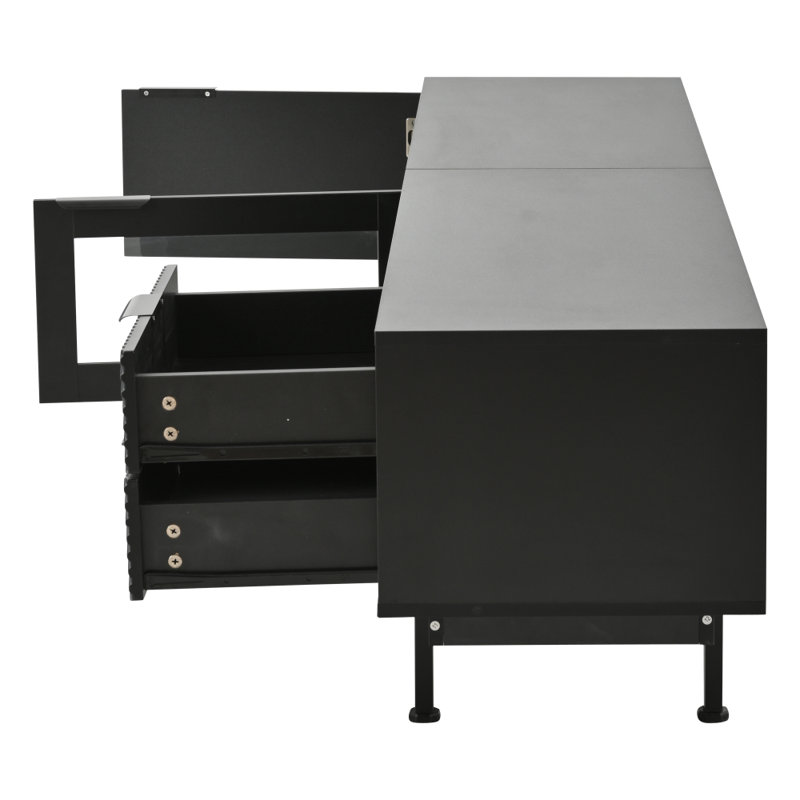 TV Stand for TVs up to 78", Black