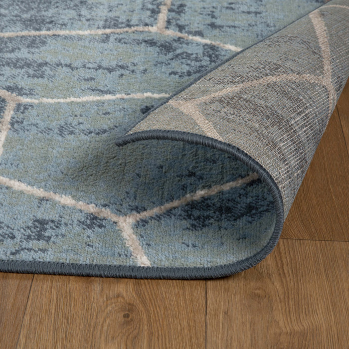 Orren Ellis Jamarion Contemporary Modern Geometric Cobblestone Indoor ...