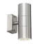 Arney Silver 2 - Bulb 16.5cm H Outdoor Armed Sconce
