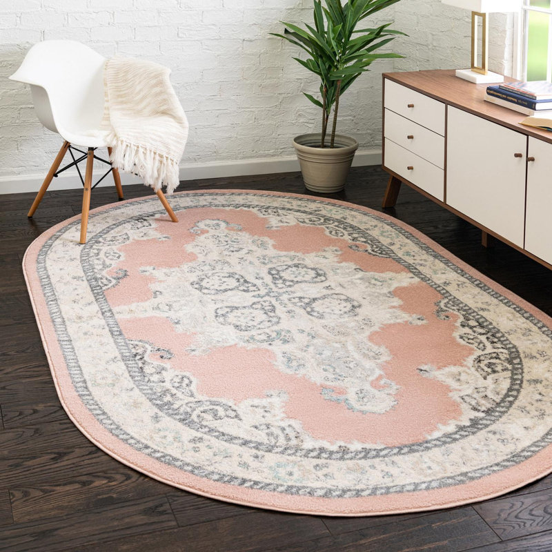Saira Oriental Indoor Rug, Oval 7'10" x 10'