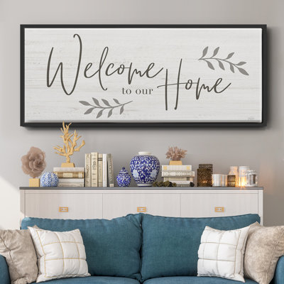 Welcome To Our Home - Toile encadrée
