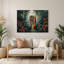 «Big Cats», art mural bleu tigre de Sumatra-1166196359