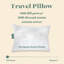 Housse de coussin en duvet d'oie, housse 100% coton égyptien pour avion et maison - Fabriquée-107127211-133293618