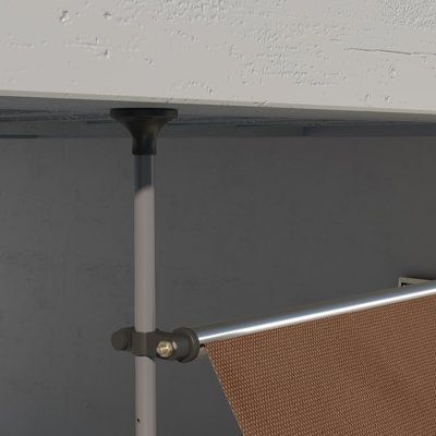 Outsunny D Polyester Cover Retractable Patio Awning