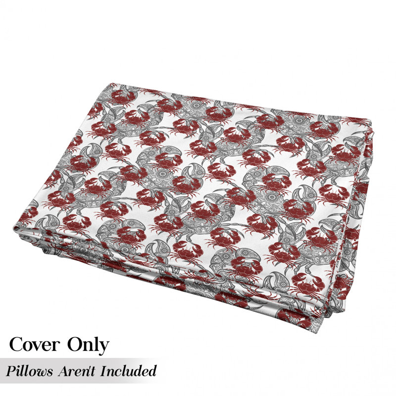Housse de coussin d'extérieur pour animaux marins, H 2 po x l 36 po x P 88 po