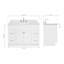 Hamlet 48.25'' Bathroom Vanity with Carrara Quartz Top-94003771