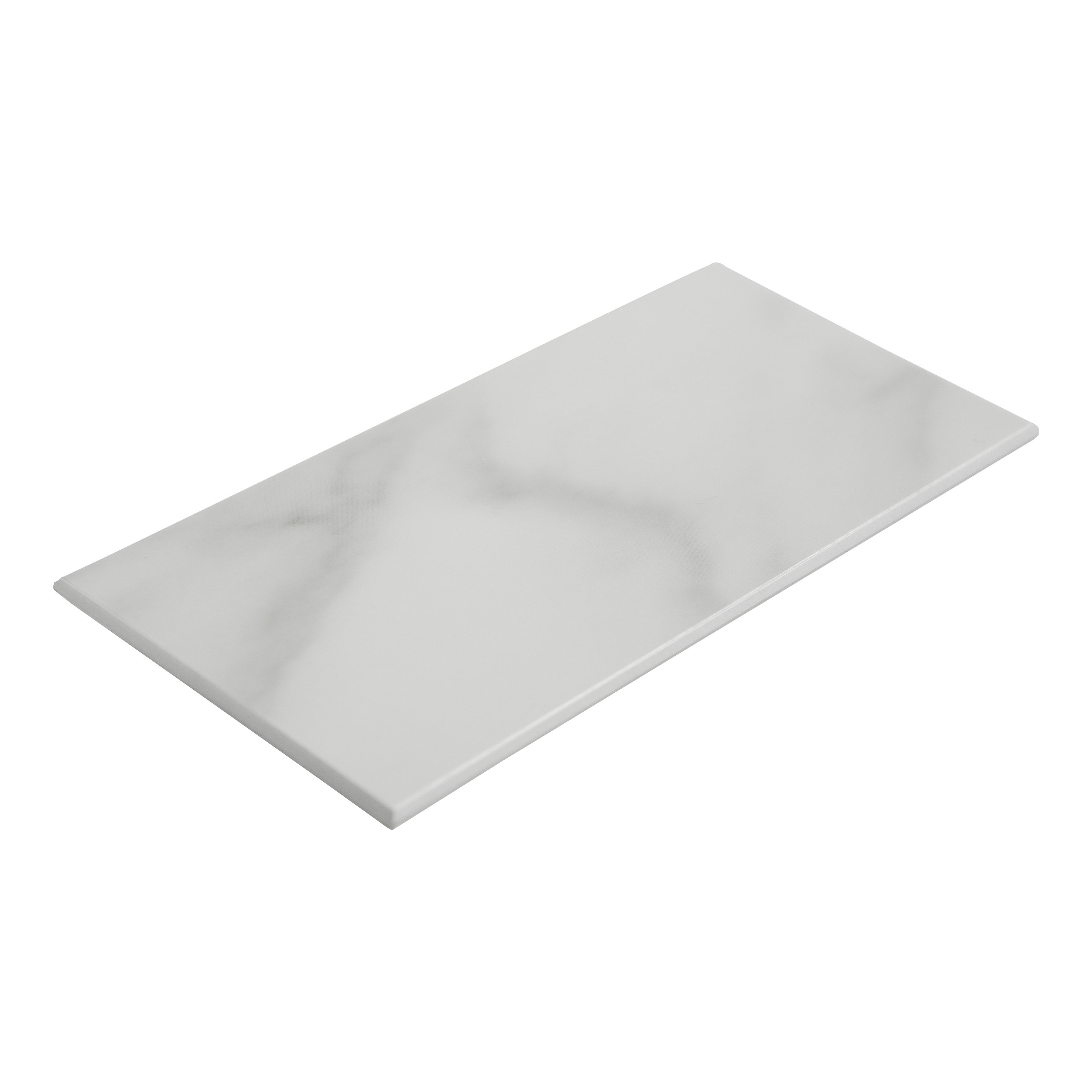 Avant Decor Bex Metro Stone Look 3'' W x 6'' L Stone Composite Peel and ...