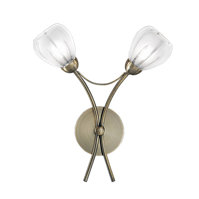 Hortense Glass Wallchiere, Bronze