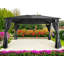 Titan 3Mx3m Galvanised Steel Gazebo Grey Complete-1579856759