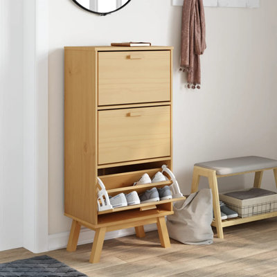 Marialis 12 Pair Shoe Storage Cabinet