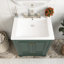 Meuble-lavabo autoportant 24 po avec lavabo en céramique 24 po