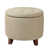 Mélange de lin beige sélectionné