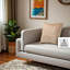 Coussin décoratif en velours à losanges H 17,75 po x l 17,75 po x P 5,86 po Rasa