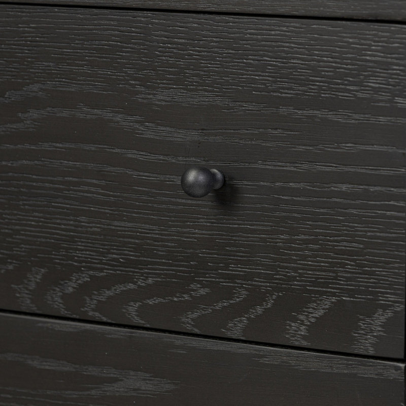 Roark Nightstand - Amber Oak, Ebony Oak