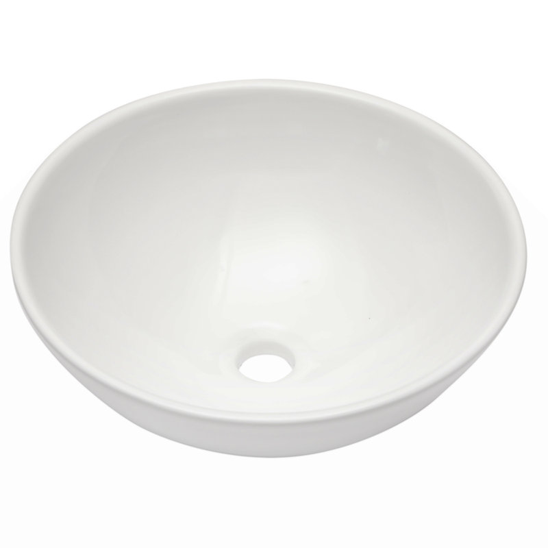16"X16"  Ceramic Round Vessel Bathroom Sink