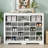 Sleek Design 24 Shoe Cubby Console Modern Shoe Cabinet Versatile Sideboard With Highquality-172887300