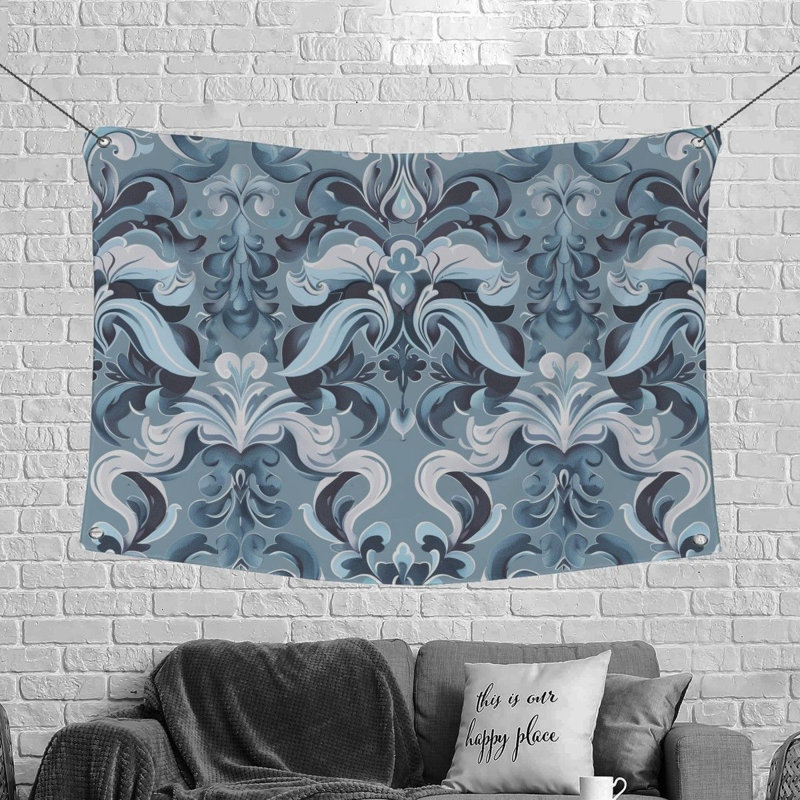 Plain Weave Muslin Microfiber Fabric Tapestry, 68" H x 80" W