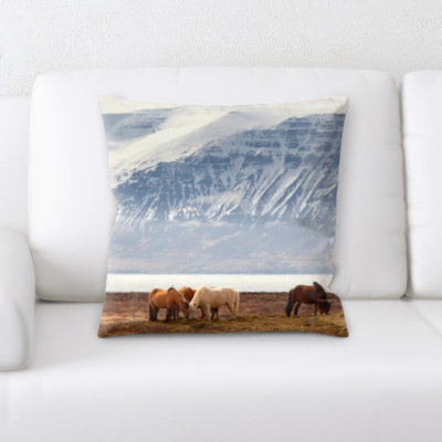 Coussin en chevaux