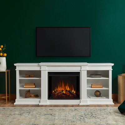 Fresno TV Stand with Fireplace -  Real Flame, G1200E-DW