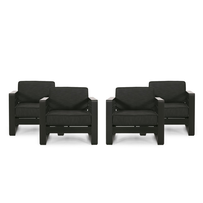 Chaise longue d'extérieur avec coussins Sabeehah
