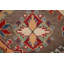 Tapis oriental géométrique brun Kazak