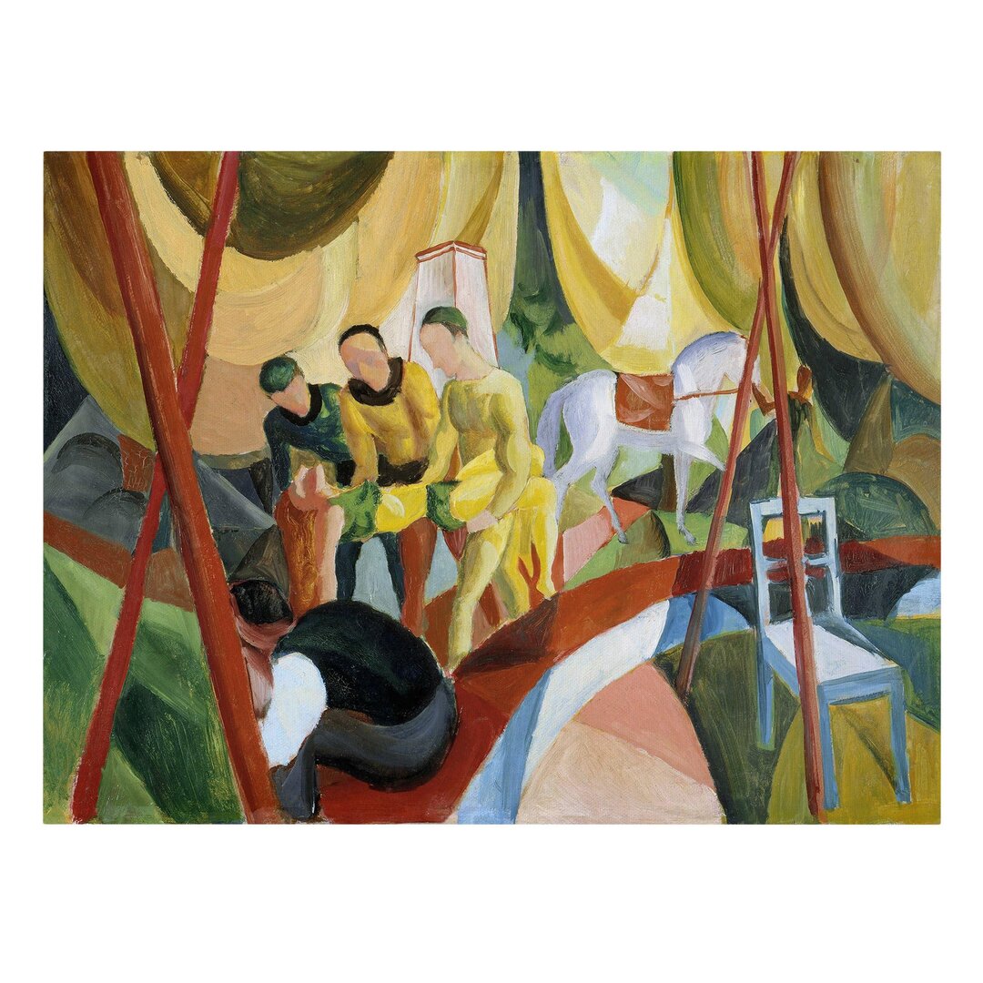 Leinwandbild Zirkus von August Macke