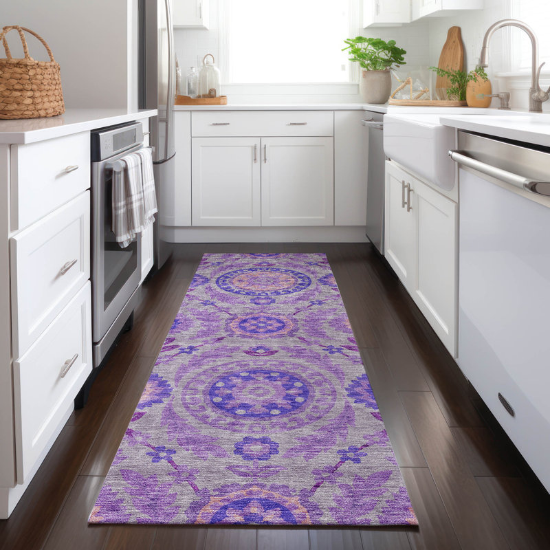 Tapis lavable à la machine intérieur / extérieur Mahaney ACN751, Tapis de couloir 2 pi 3 po x 7 pi 6 po