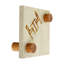 Outwater Beech Wood Standoffs, 3/4In Diameter X 1In Barrel Length, Natural Finish, Indoor Use, Mounting Hardware Included, 20 Pack