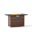 Ensemble de conversation modulaire d'extérieur en osier 7 pièces avec table de foyer d'extérieur Treyshun-554934615-574035256