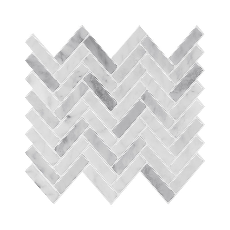 10Pcs Peel and Stick 1.2mm Wall Paneling, Grey