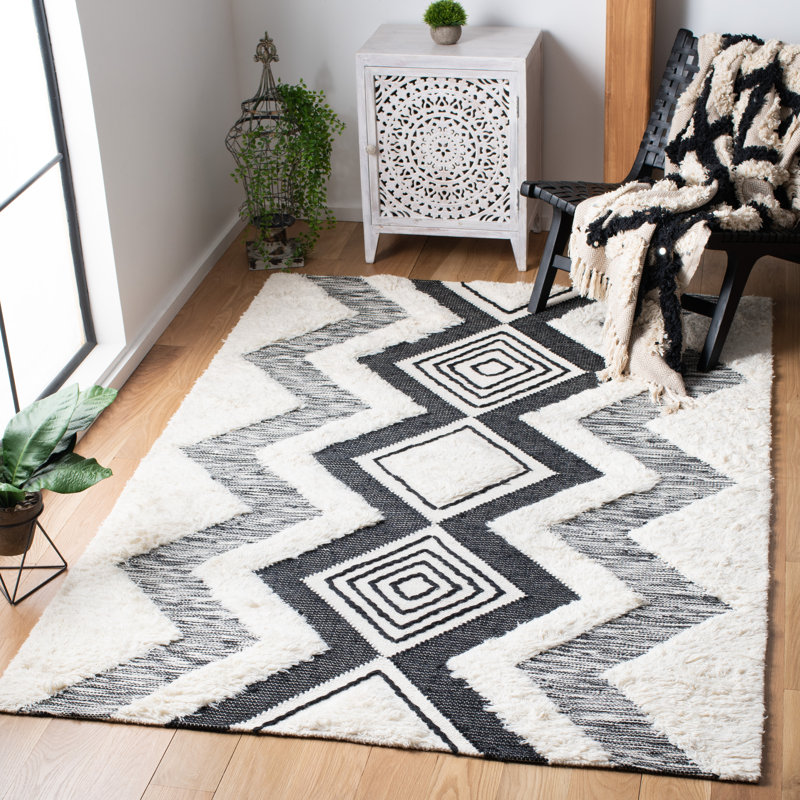 Southport Natura Hand Woven Wool Southwestern Rug, Rectangle 8' x 10'
