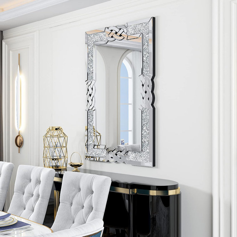 Godofredo Rectangle Wall Mirror, 100cm H x 70cm W