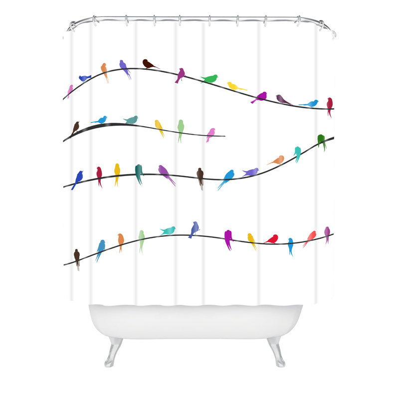 Lucette Floral Shower Curtain
